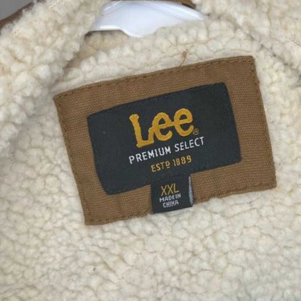 Lee Premium Select Sherpa-Lined Brown Work Vest XXL - Picture 8 of 8